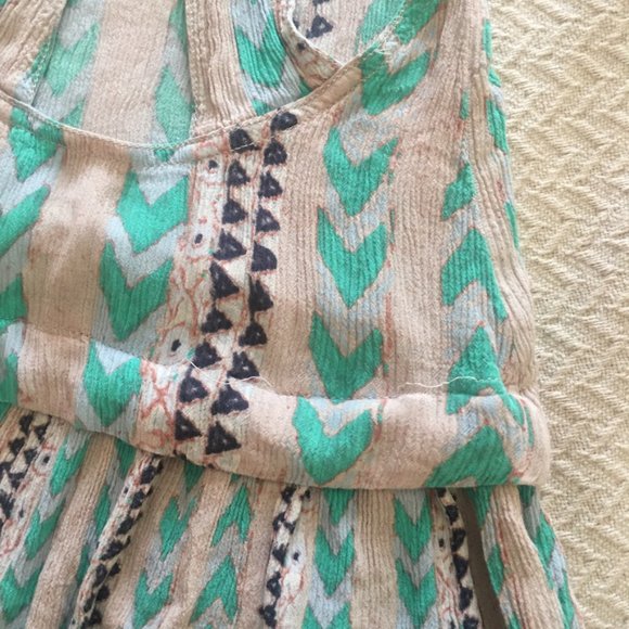 Wilfred mini dress boho chevron arrow cross back - Picture 7 of 7